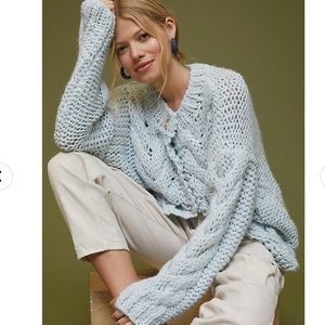 Little lies cozy cable knit cardigan new with tags